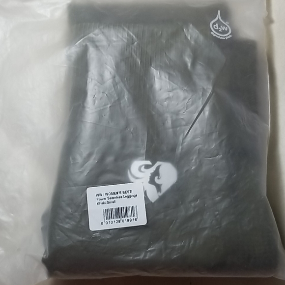 Women's Best Power Seamless Leggings Khaki Size S NWT - Picture 6 of 6